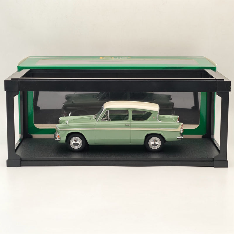 1:18 CULT Ford Anglia 105E 1961 green white CML111-2 Resin Model Car Limited