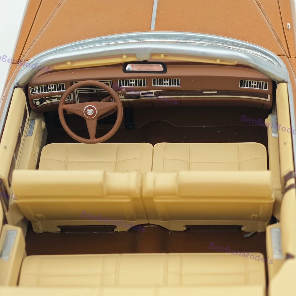 1/18 Bos Eldorado Convertible 1976 Metallic Bronze Resin Model Car