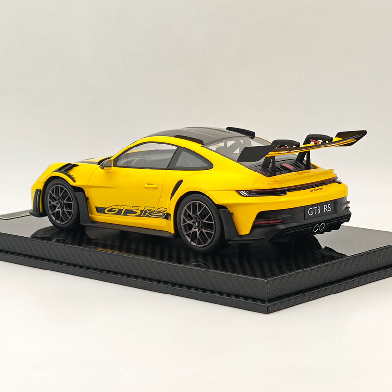 AI MODEL 1/18 Porsche 992 GT3 RS YELLOW Resin High-Quality Collection Car Model