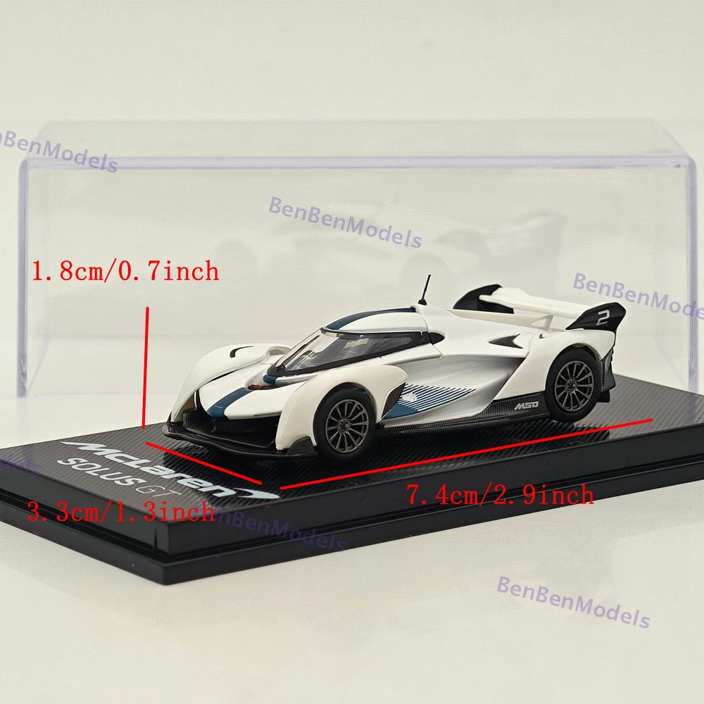 1/64 CM Mclaren Solus GT Racing Sports Diecast Metal Car Ornaments Supercar