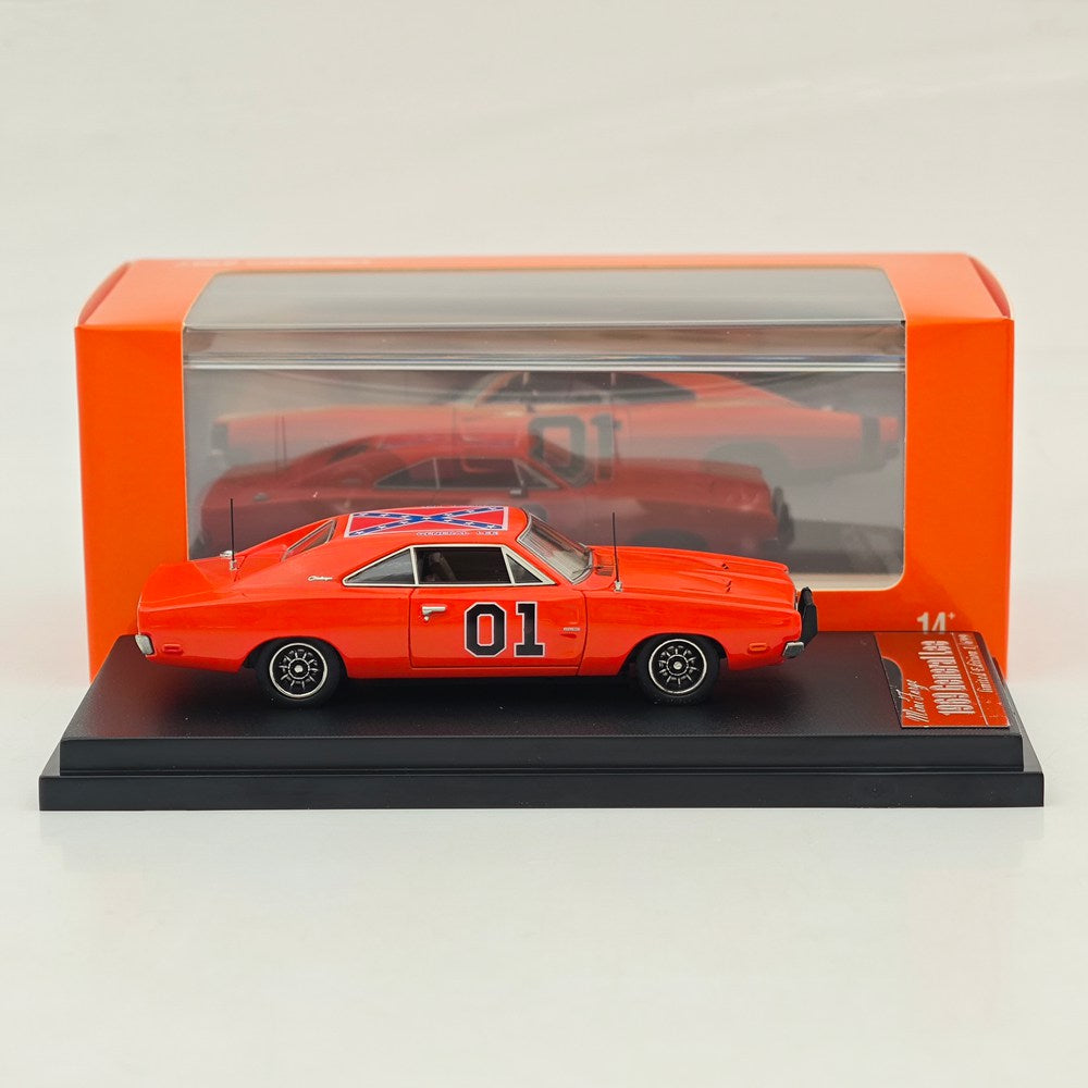 Mini Forge 1:64 1969 Charger RT style General Lee / with 1600 HP Twin-Turbo LS Diecast Motor