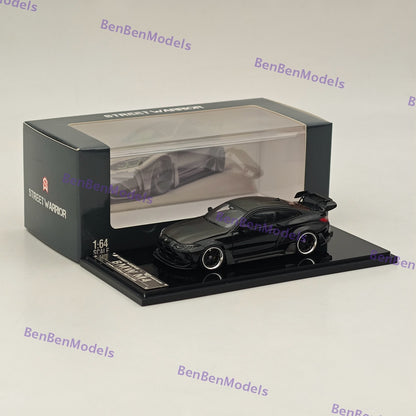 1/64 STREET WARRIOR SW BMW M4 Black Diecast Models Car Limited Collection