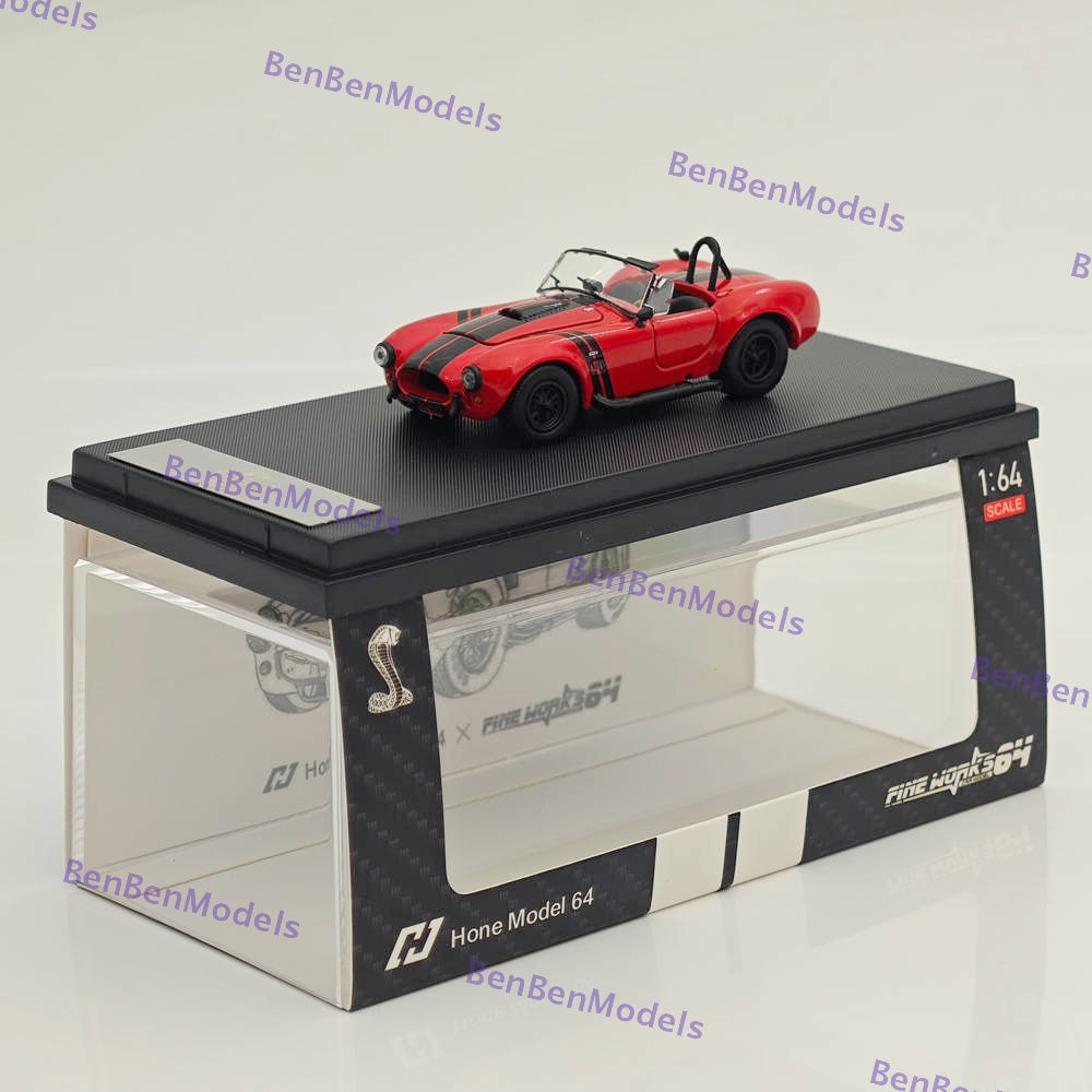 1/64 Fine Works SHELBY COBRA 427S/C Hone Model 64x Open Top Edition Diecast