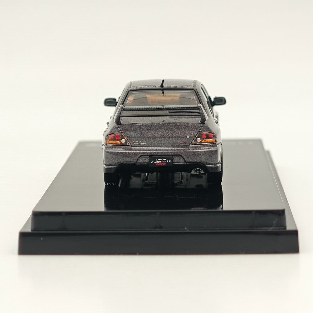 Hobby Japan 1:64 Lancer GSR Evolution IX MR with Engine Display Model Medium Purplish Gray Mica HJ647054MP Diecast Model Car Limited Collection