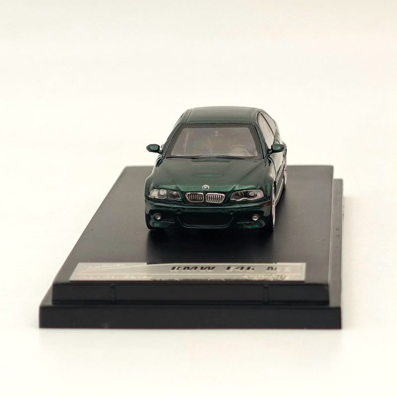 1:64 SW BMW E46 M3 HICH REV SERIES Green Diecast Models Car Collection