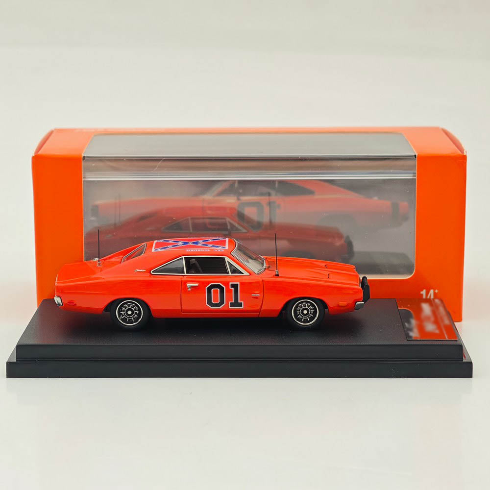 Mini Forge 1:64 1969 Charger RT style General Lee / with 1600 HP Twin-Turbo LS Diecast Motor Limited Edition Diecast Model Car