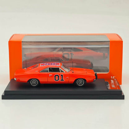 Mini Forge 1:64 1969 Charger RT style General Lee / with 1600 HP Twin-Turbo LS Diecast Motor Limited Edition Diecast Model Car