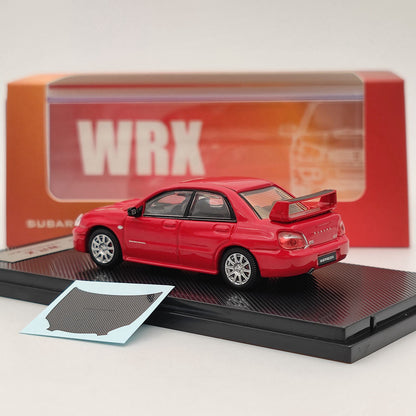 1:64 Subaru Impreza WRX STI 2006 Diecast Toys Car Models Miniature Vehicle Hobby Collectible Gifts