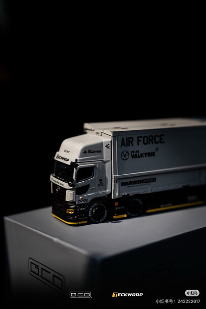 1/64 GCD Hino 700 Enclosed Transporter DarwinPro TeckWrap HEC 2026 Diecast Toys Car Model Gifts