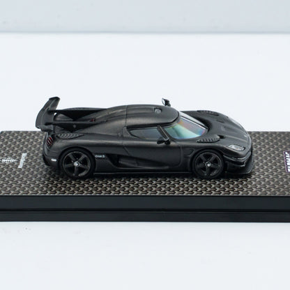 TW 1:64 Coniseger One 1 KNC Full Carbon Black Coniseger Alloy Car Model