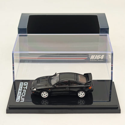 Hobby Japan 1/64 Toyota CELICA GT-FOUR ST205 JDM STYLE Black HJ642064ABK Diecast Models Car Collection In Stock - US