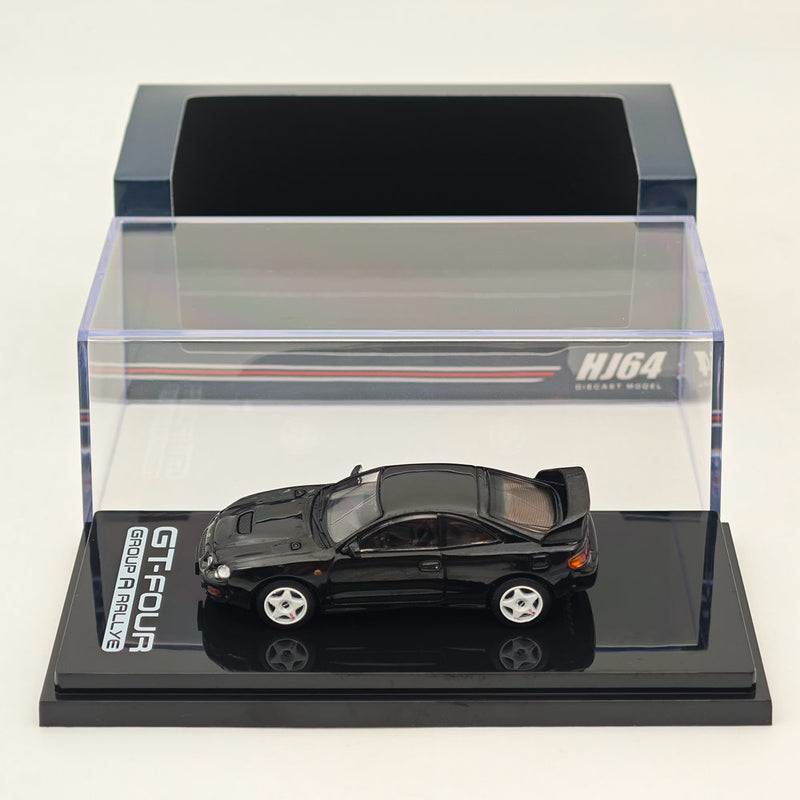 Hobby Japan 1/64 Toyota CELICA GT-FOUR ST205 JDM STYLE Black HJ642064ABK Diecast Models Car Collection