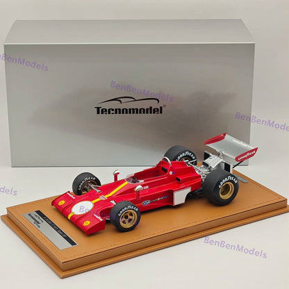 Tecnomodel 1/18 Ferrari F1 312 B3-73 #0 1973 TEST DRIVE Spain GP Red Resin Model