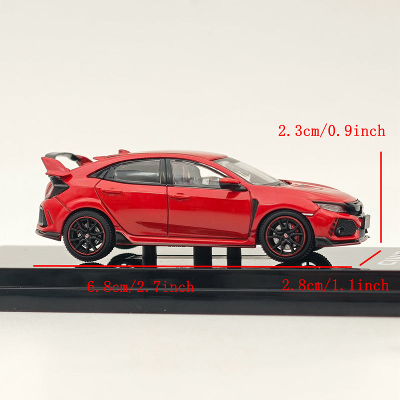 1/64 Hobby Japan Honda CIVIC TYPE R (FK8) 2017 with Engine Display Model Diecast