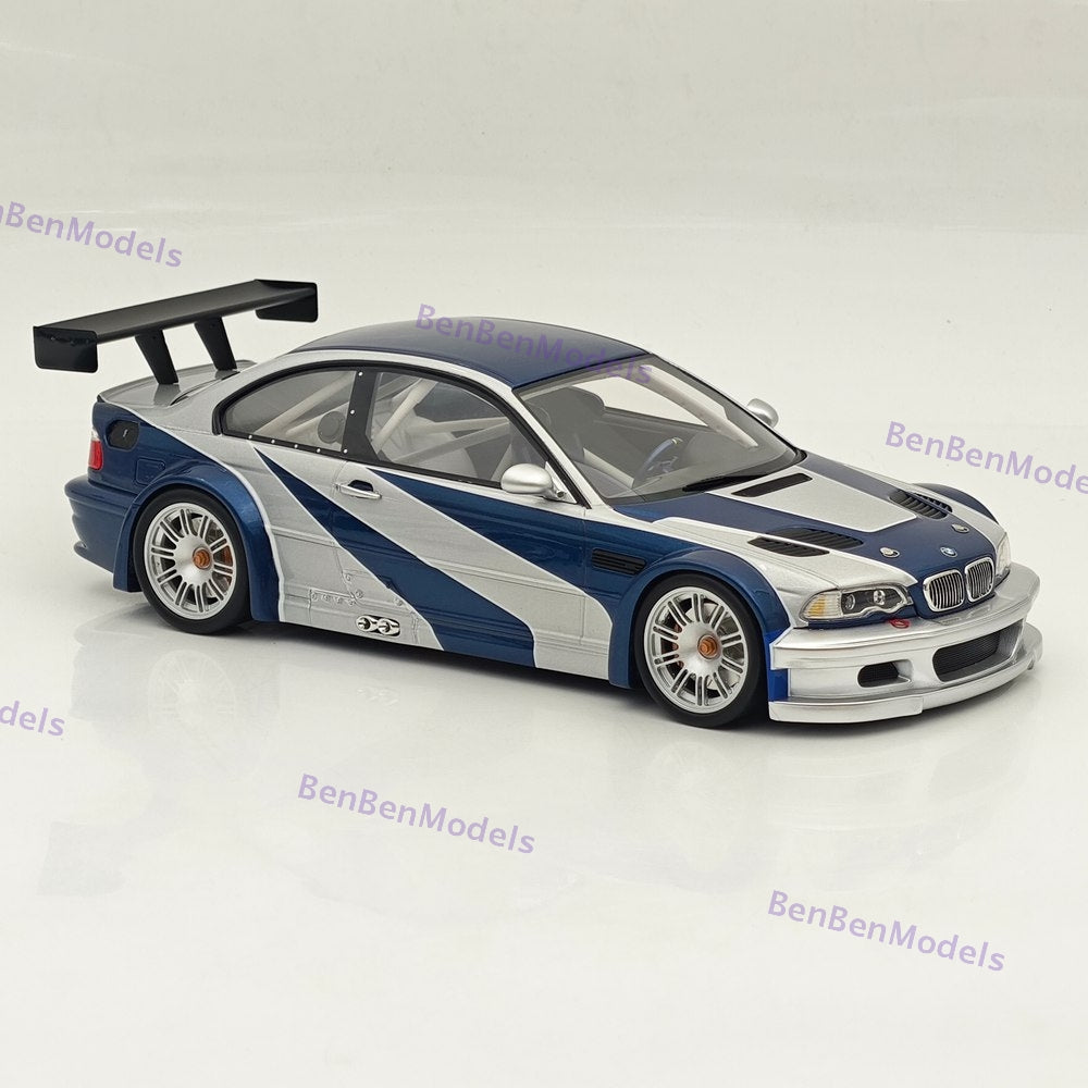 Pre-sale SW 1:18 BMW M3 GTR E46 Need For Speed Limited Edition Resin Model Car Collectible Gifts