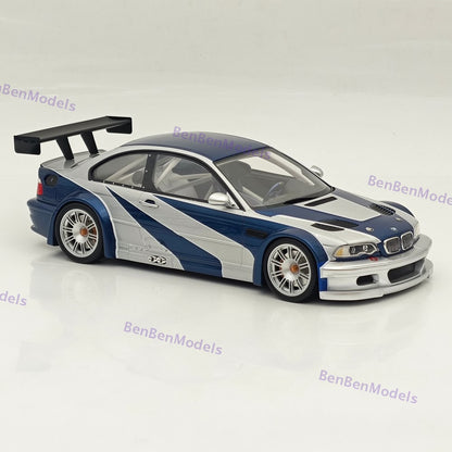 Pre-sale SW 1:18 BMW M3 GTR E46 Need For Speed Limited Edition Resin Model Car Collectible Gifts