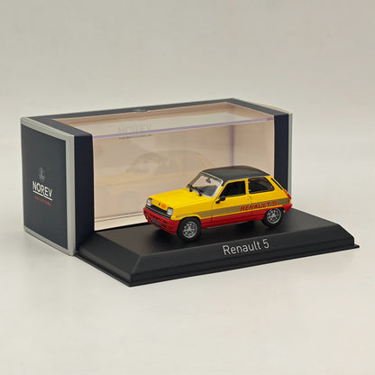 1/43 Norev Renault 5 TS 1978 Monte Carlo Yellow Diecast Model Cars Collection