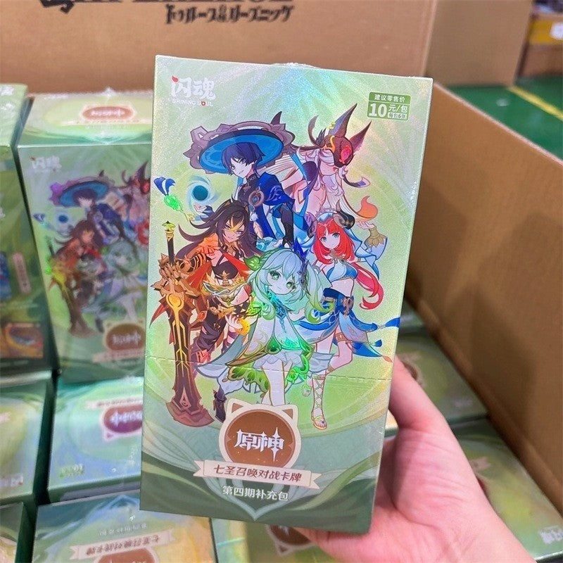 Genshin Impact 2026 Shining Soul Anime Collection Card VOL.4 Booster Box Sealed