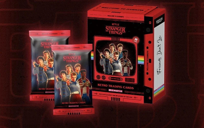 WUSTYLE IN STOCK 2026 Stranger Things Retro Cards Booster Box Factory Sealed
