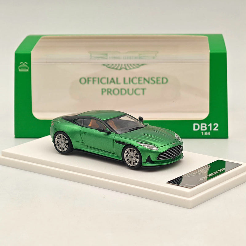 XG 1:64 Scale DB12 Coupe Racing Sports Green Model Diecast Metal Car Collection