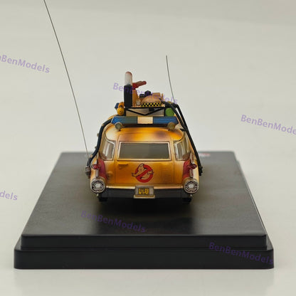 1:64 YS Ghostbusters Ecto-1 Dirty Version Diecast Model Minicar Limited