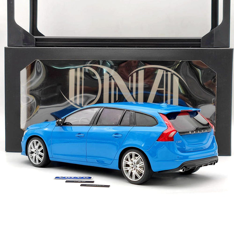 DNA Collectibles 1/18 Volvo V60 Polestar Engineered DNA000123 Resin Model Blue Toys Car Gift