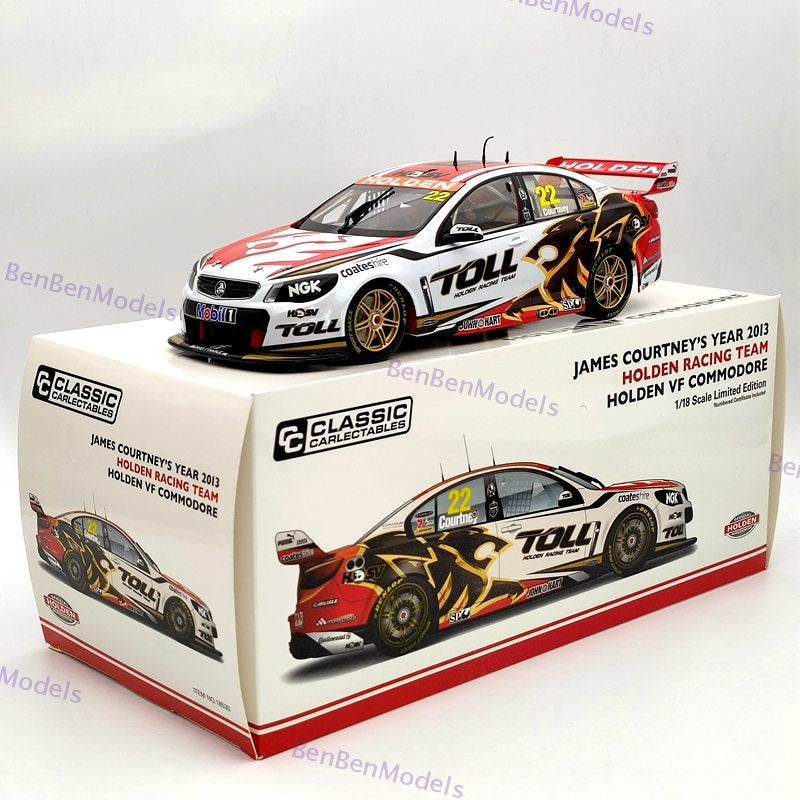 1:18 Classic Carlectables James Courtney's 2013 Holden VF Commodore #22 Supercar