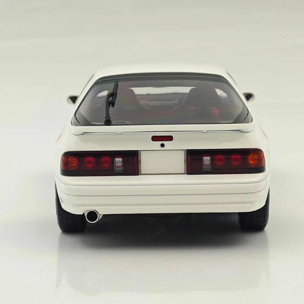 WHELART 1:18 RX7 FC3S Initial D 30e Anniversaire Voiture miniature en alliage + figurine