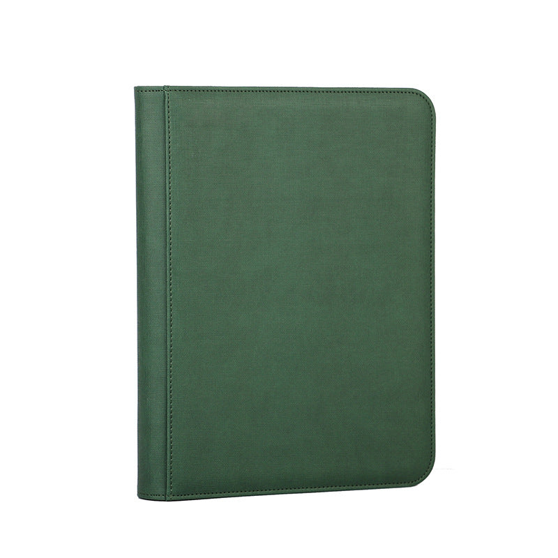 Multi Pocket PU Leather Zipper Card Album for PTCG CCG OCG TCG Sports Trading Cards Storage