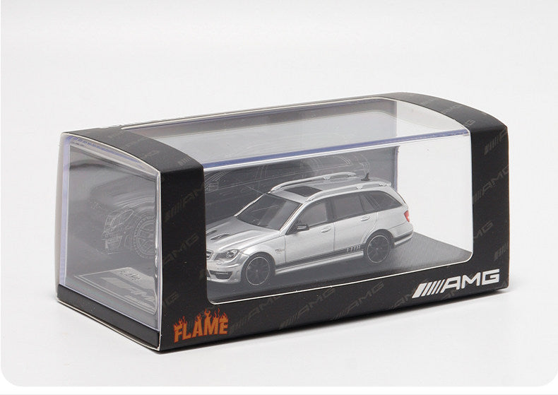 Flame 1:64 C63 V8 Edition 507 Wagon Travel Simulation Alloy Car Model