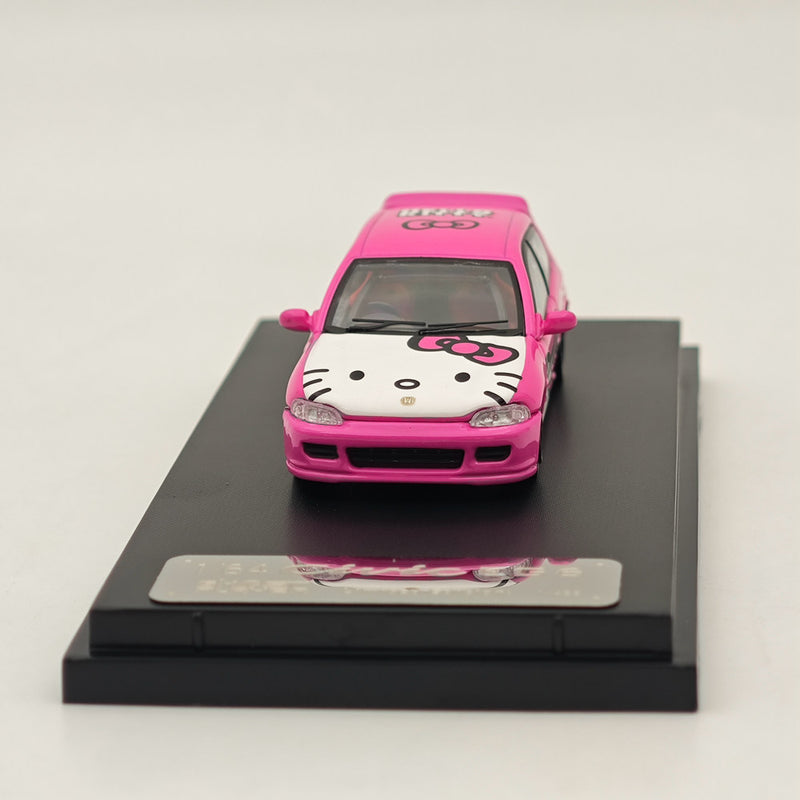 1/64 Ghost Player HONDA CIVIC EG6 Pink Diecast Models Car Collection