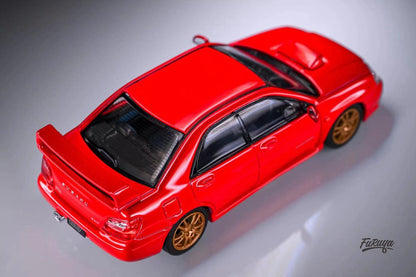 Furuya 1:64 SUBRARU Impreza WRX STi GD/GG Diecast Toys Car Collection Gifts Limited Edition
