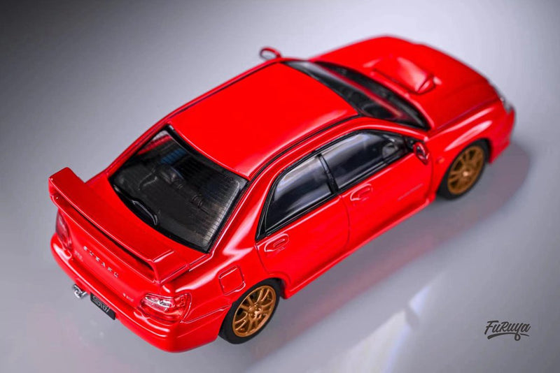 Pre-sale Furuya 1:64 SUBRARU Impreza WRX STi GD/GG Diecast Toys Car Collection Gifts Limited Edition