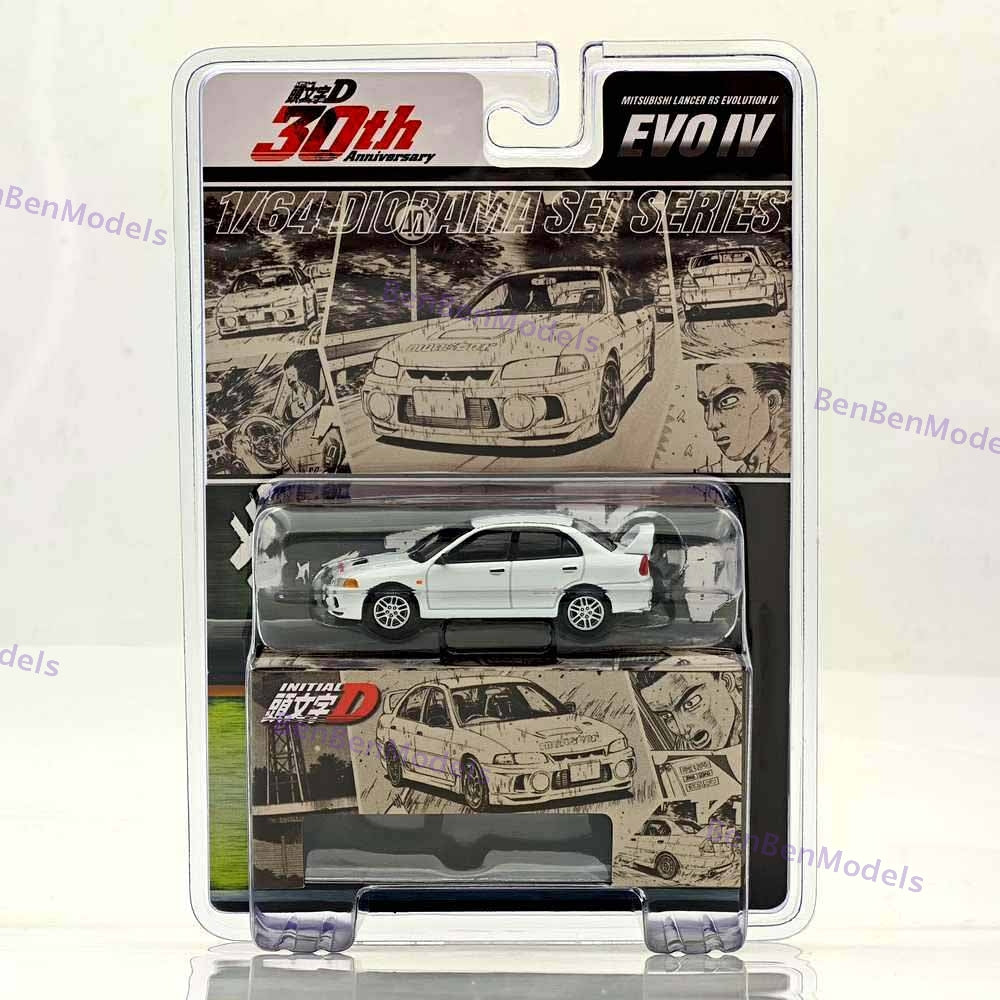 1/64 Hobby Japan Lancer RS Evolution IV INITIAL D EVO4 HJDMD005 White