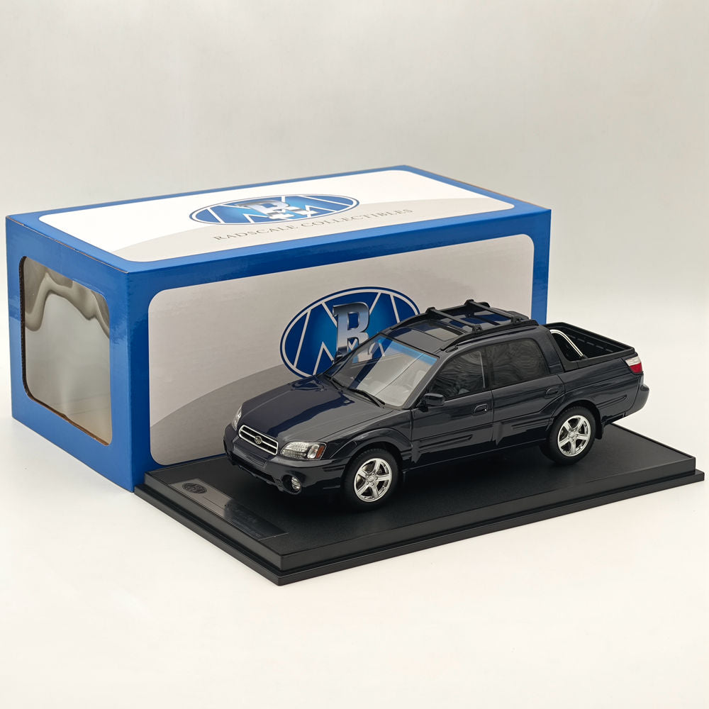 RAM Collectibles 1/18 Subaru Baja Pickup RM-0021 Modèle de voiture en résine Édition limitée Bleu 