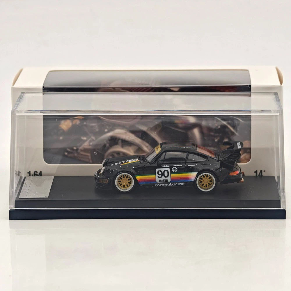SW 1:64 911 993 Apple #90 #89 Racing Sports Model Alloy Model Car
