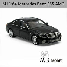 MJ 1:64 Mercedes Benz S65 AMG W222 Diecast Toys Modèles de voitures Collection Cadeaux Édition limitée 