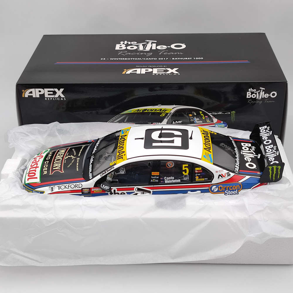 1/18 Apex Ford Racing Team #5 Winterbottom/Canto 2017 Bathurst 1000 AD81426 Diecast Models Car Limited Collection