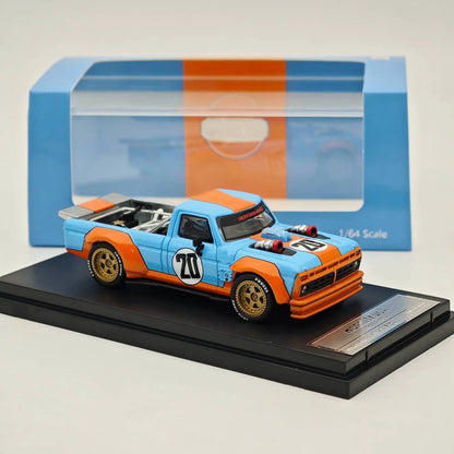 STREET WARRIOR 1:64 F-150 Performance Hoonitruck 1977 Gulf #20 Diecast Model Car Limited Collection