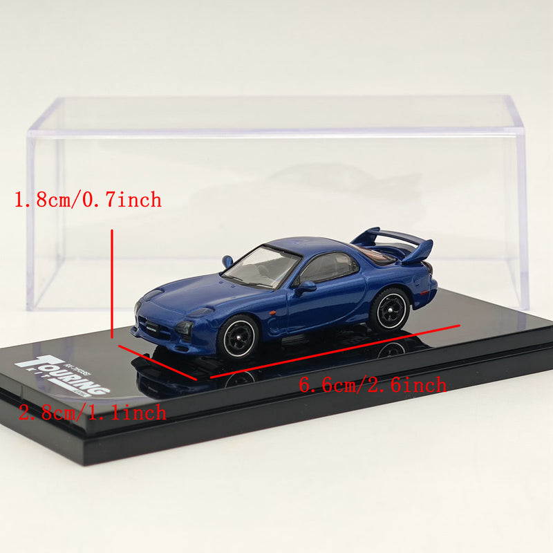 1/64 Hobby Japan Mazda RX-7 FD3S A-Spec. HJ643007DBL Innocent Blue Mica Diecast