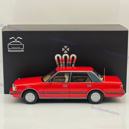 1/18 Toyota Crown Seventh Generation MS122 Red / Mi Interior Diecast Model