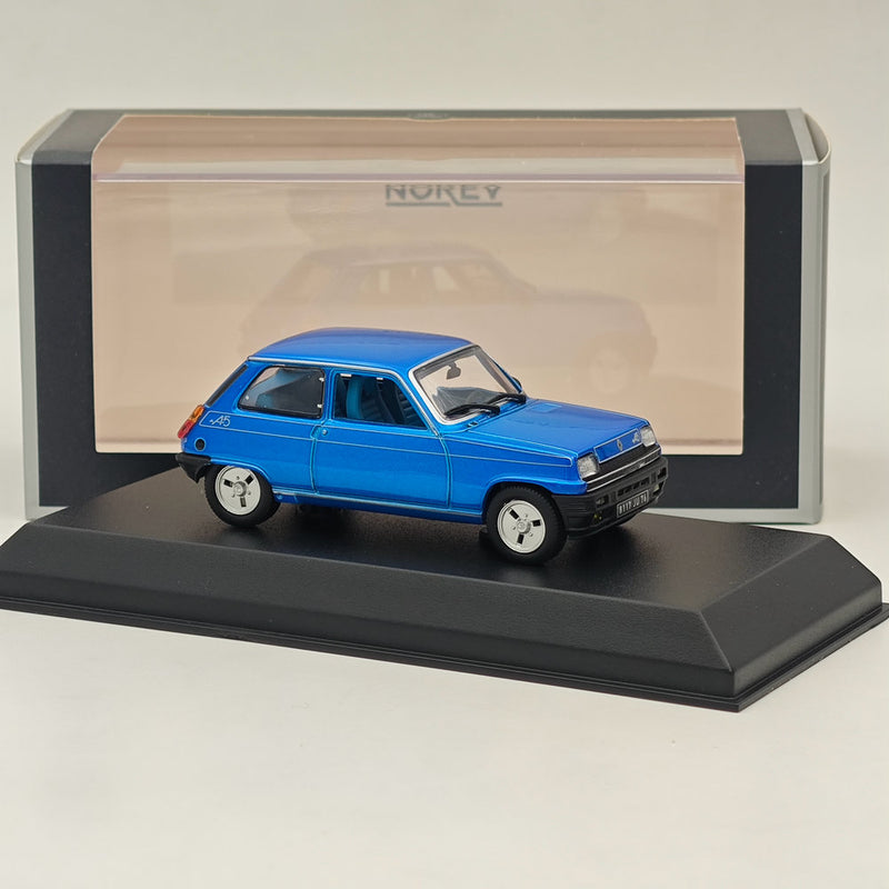 1/43 Norev Renault 5 Alpine 1977 Diecast Model Cars Limited Collection Blue