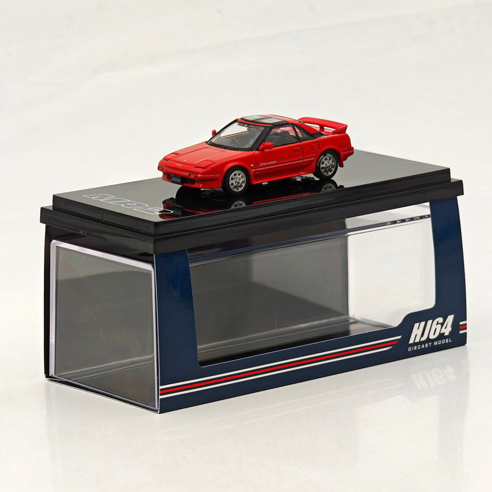 Hobby Japan 1:64 MR2 1600G - LIMITED SUPER CHARGER 1988 T BAR ROOF HJ643056A Series Diecast Model Car Limited Collection