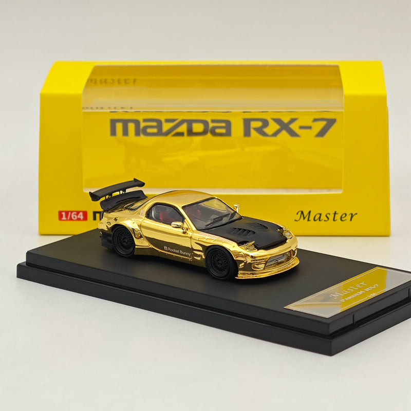 Master 1:64 Mazda RX-7/RX7 FD3S Hood and Headlights Can Open Diecast Models Toys Car Collection Gifts