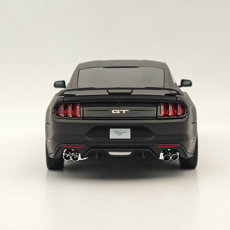 DM 1/18 Scale Model Replicas Ford Mustang GT 2019 Matte Black RHD Diecast Car Miniature Hobby