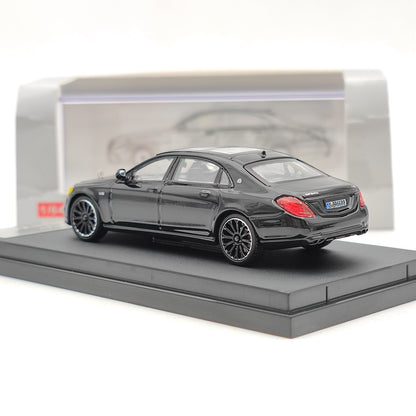 Prévente Master 1:64 Mercedes Benz Maybach Classe S S560 Jouets moulés sous pression Modèles de voitures Cadeau Auto Collection Noir