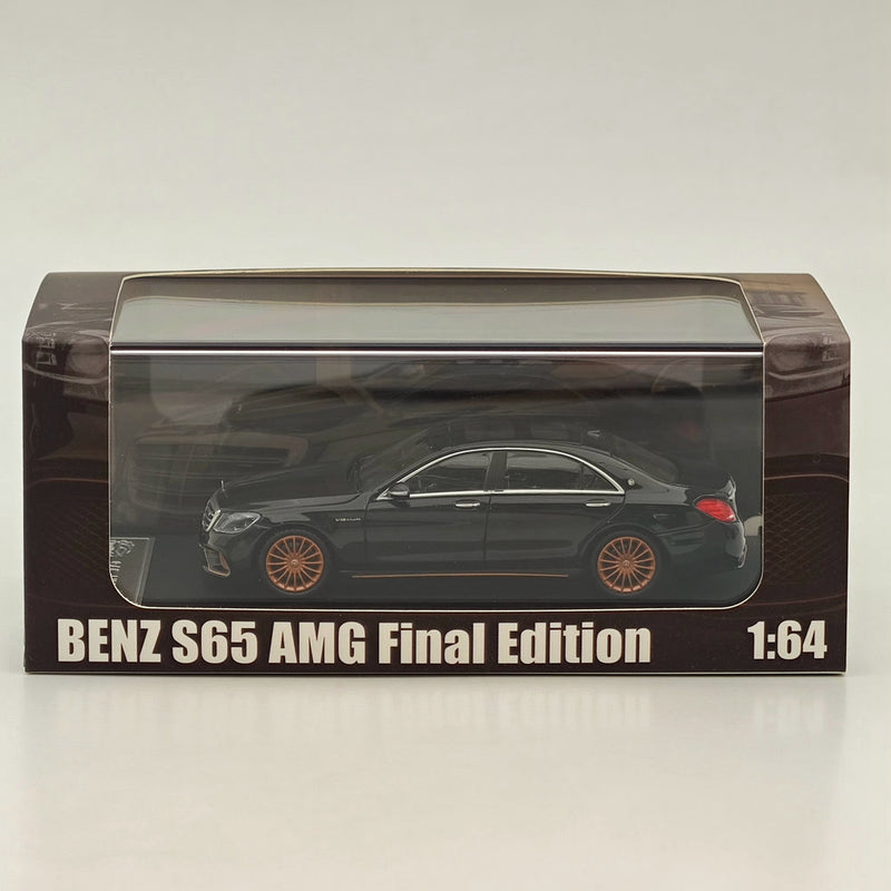 King Model 1:64 Mercedes-Benz S65L AMG W222 Sedan Final Edition Model Black