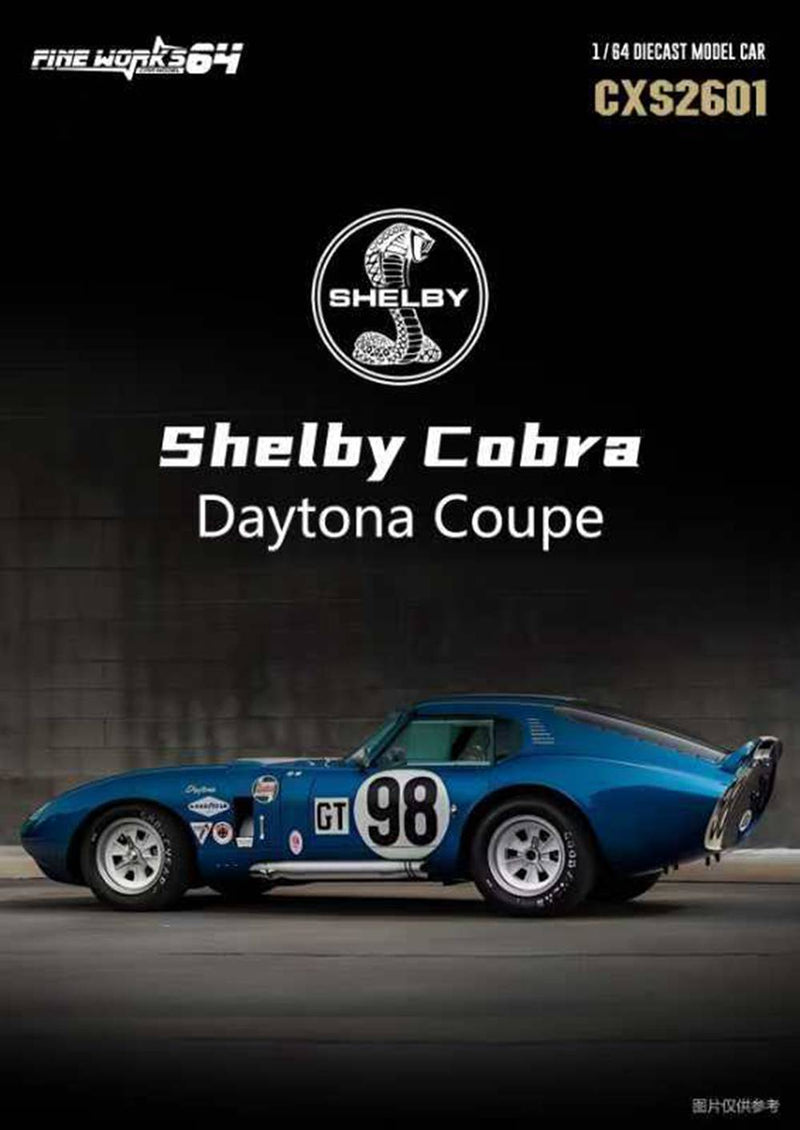 Pre-sale Fine Works 1:64 Shelby Cobra Daytona Coupe Miniature Hobby Diecast Toys Car Models Collection Gifts