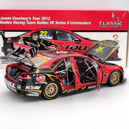 Classic 1:18 James Courtney's 2012 Holden VE Series II Commodore #22 18501 Diecast Collectible Model Used
