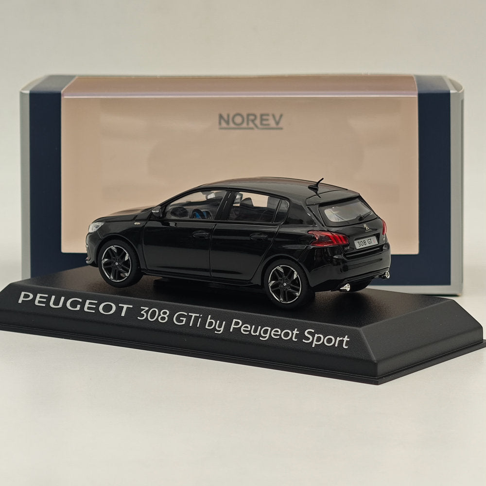 1/43 Norev Peugeot 308 GTi SPORT VERSIO noir moulé sous pression modèle de voitures Collection 